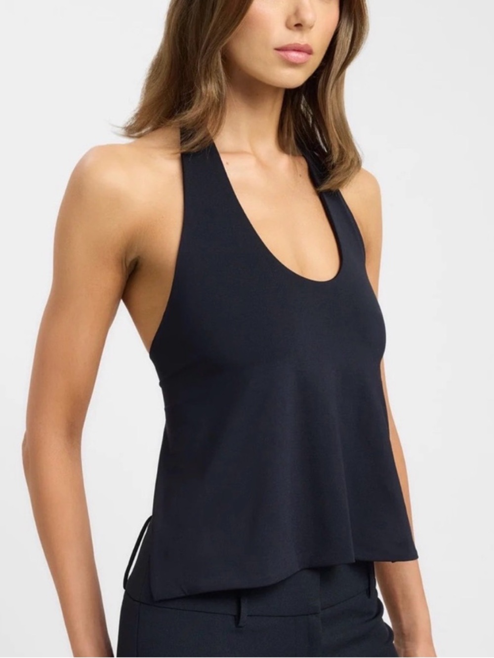NWOT Skims - Cling Matte Halter Top - Black - SOLD OUT!